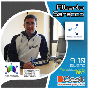 Alberto Saracco al Bgeek Bari 2018