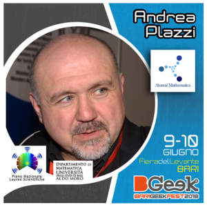 Andrea Plazzi al Bgeek di Bari 2018